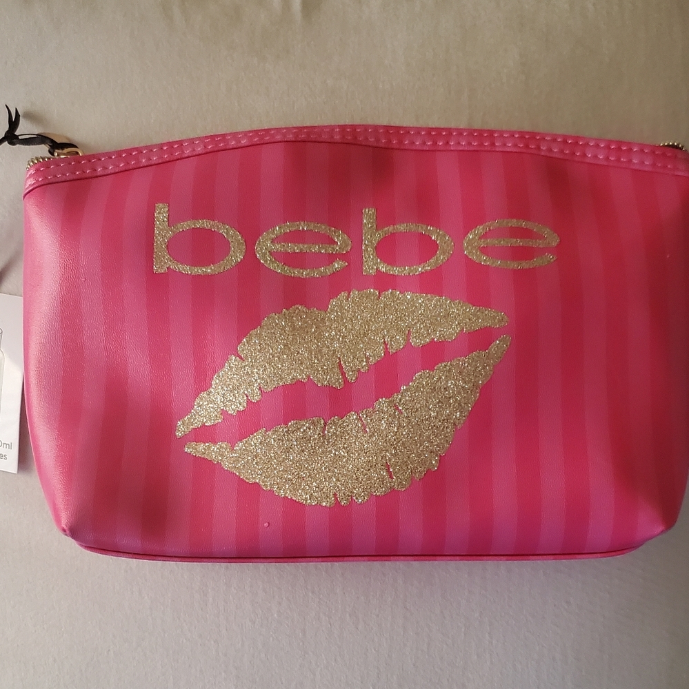 BEBE SEXY KISSES COSMETIC BAG